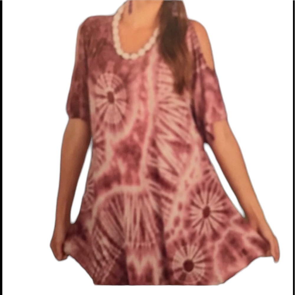 NWT.  Sacred Threads Onesize Blouse.  219201.  CL/GY01